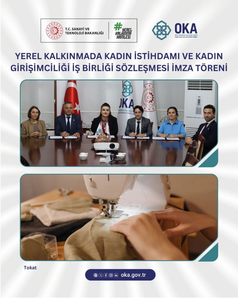 Tokat’ta Kadınların Evde Üretimine Yönelik İş Birliği duyurusu
